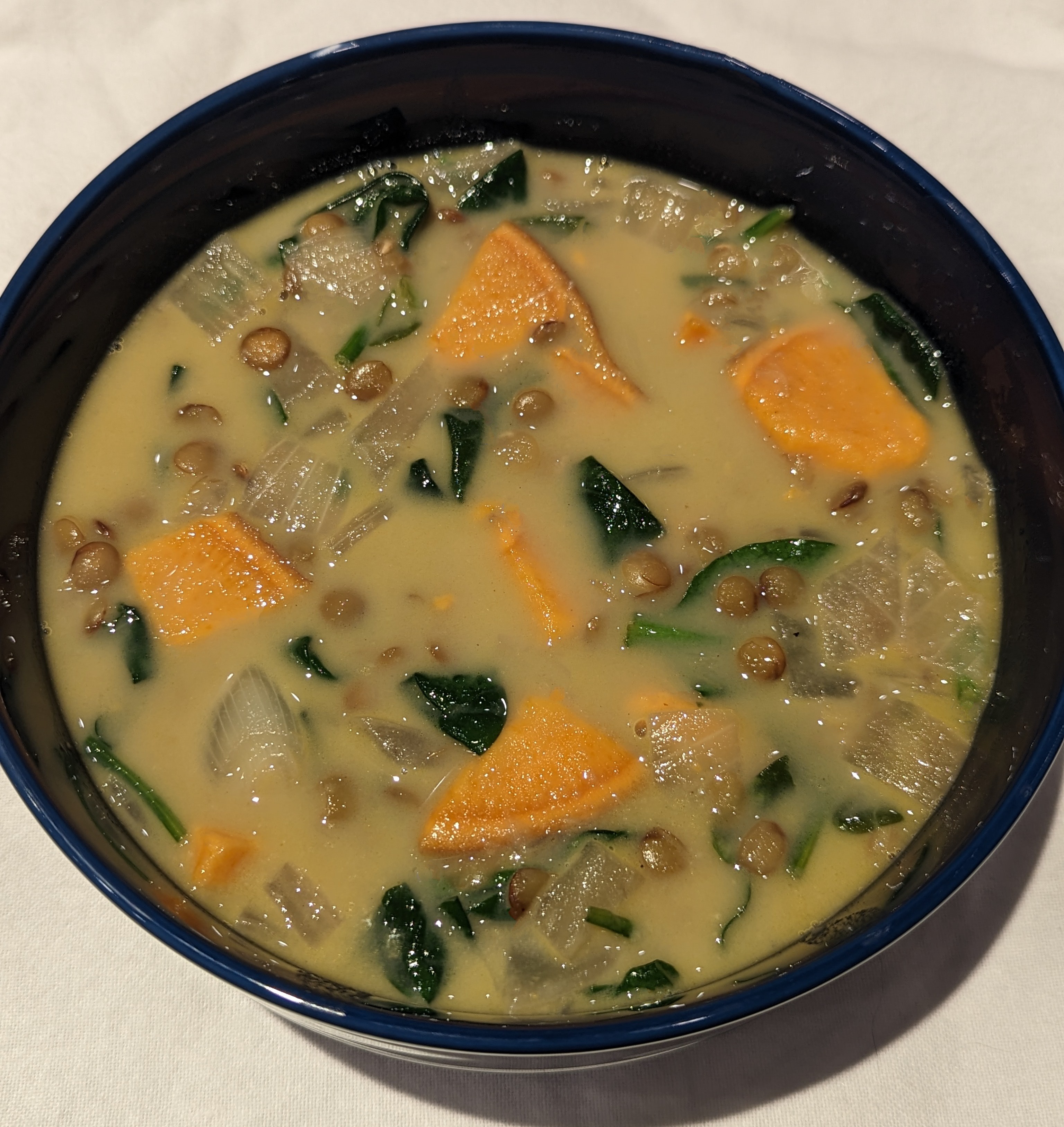 Green Curry Lentil Soup