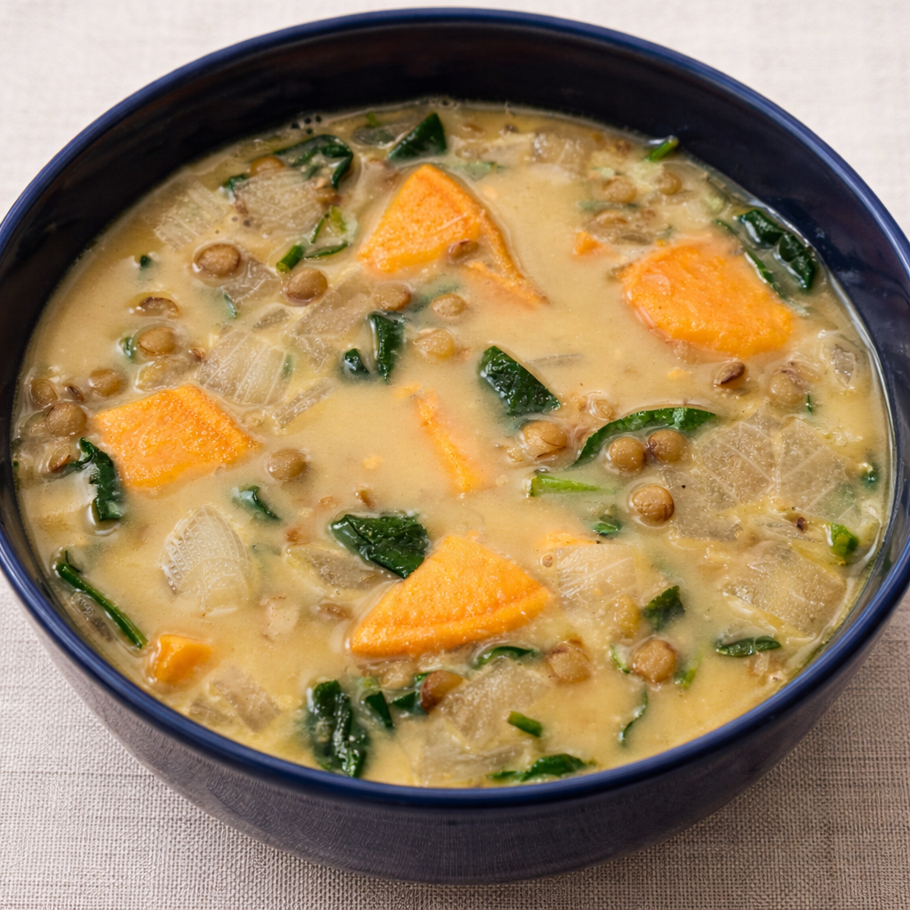 Green Curry Lentil Soup