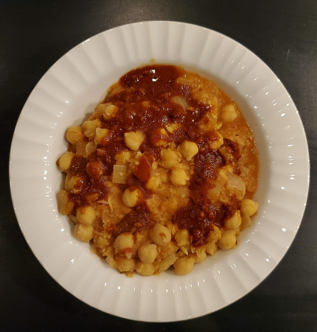 Lablabi – Tunisian Chickpea Stew with Paprika Harissa